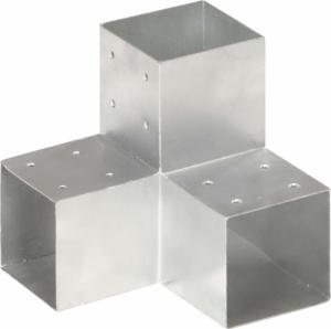 vidaXL Łączniki w kształcie Y, 4 szt., galwanizowany metal, 101x101 mm 3