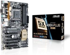 Płyta główna Asus A88X-PLUS/USB 3.1, A88X Bolton D4, DualDDR3-2133, SATA3, HDMI, DVI, RAID 6
