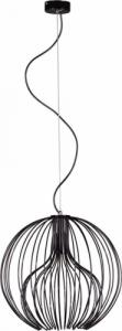 Lampa wisząca Kaja Industrialna LAMPA wisząca K-3405 czarny Kaja druciana OPRAWA metalowy ZWIS klatka czarna 1