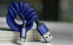 Kabel USB Blashorn USB-A - microUSB 1.8 m Niebieski 15