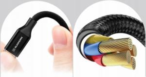 Kabel USB Blashorn USB-A - microUSB 1.8 m Niebieski 10