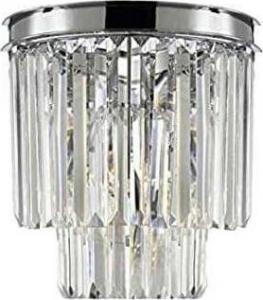 Kinkiet Copel Kinkiet LAMPA ścienna CGHERECHROM COPEL glamour OPRAWA szklana kryształki crystals przezroczysty czarny 1