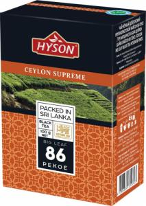 Hyson Hyson Herbata Czarna Ceylon Supreme duże liście 100g (Pekoe) 1