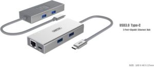 HUB USB Unitek USB 3.0 Biały (Y-9106) 2