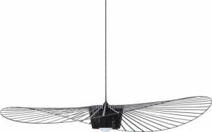 Lampa wisząca Mdeco Druciana LAMPA wisząca K-KAPELUSZ-BIAŁA industrialna OPRAWA metalowy zwis biały 2