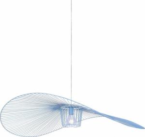 Lampa wisząca Mdeco Druciana LAMPA wisząca K-KAPELUSZ-BIAŁA industrialna OPRAWA metalowy zwis biały 3