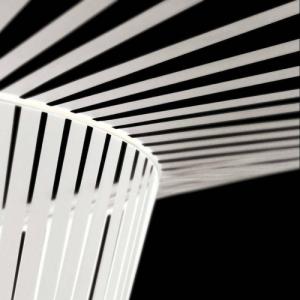 Lampa wisząca Mdeco Druciana LAMPA wisząca K-KAPELUSZ-BIAŁA industrialna OPRAWA metalowy zwis biały 6