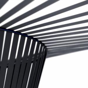 Lampa wisząca Mdeco Druciana LAMPA wisząca K-KAPELUSZ industrialna OPRAWA metalowy zwis czarny 5