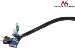 Organizer Maclean Spirala na przewody Czarny 1 sztuka  (MCTV-686) 4