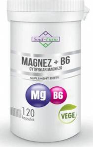 SOUL FARM MAGNEZ + WITAMINA B6 120 KAPSUŁEK 97,5 mg + 1,4 mg SOUL FARM 1