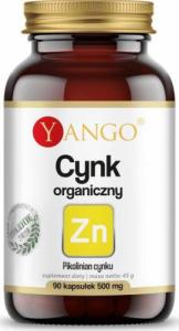 Yango Cynk organiczny 90 kapsułek Yango 1