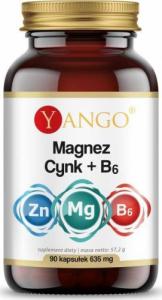 Yango Magnez i Cynk i Witamina B6 90 kapsułek Yango 1