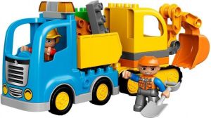 LEGO Duplo Ciężarówka i koparka gąsienicowa (10812) 4