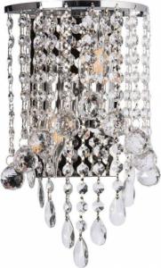 Kinkiet VEN LAMPA ścienna VEN K-E 1346/2 CR glamour OPRAWA kryształowa LED 9W 4000K kinkiet chrom przezroczysty 1