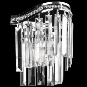 Lampa wisząca VEN Dekoracyjna LAMPA ścienna VEN K-E 1735/2 CR kryształowa OPRAWA crystal glamour kinkiet z kryształkami przezroczysty chrom 1