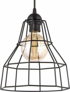 Lampa wisząca VEN LAMPA wisząca VEN W-CORF/A BK druciana OPRAWA industrialny ZWIS drut loft czarny 1