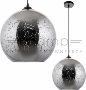 Lampa wisząca VEN LAMPA wisząca VEN W-102/200 szklana OPRAWA zwis kula ball chrom 1