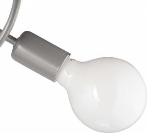 Lampa sufitowa VEN LAMPA sufitowa VEN W-LOOP/3 GR industrialna OPRAWA plafon pręty sticks loft szare 1