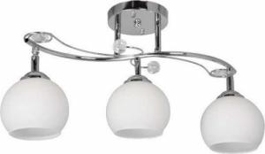 Lampa sufitowa VEN LAMPA sufitowa VEN W-A 1523/3 metalowa OPRAWA z kryształkami glamour chrom biała 1