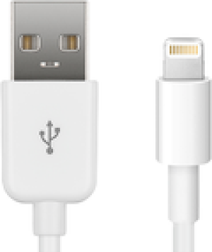 Kabel USB MicroConnect USB-A - 1 m Biały (LIGHTNING1) 1