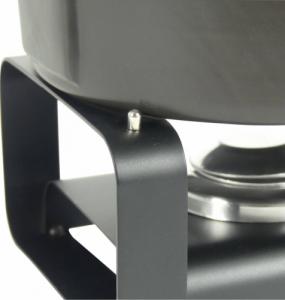 Kela zestaw do fondue serowego dla 6 os., ceramika/metal, śred. 22,5 x 19 cm 7