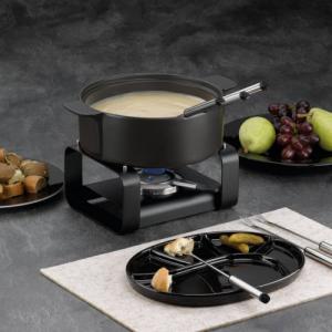 Kela zestaw do fondue serowego dla 6 os., ceramika/metal, śred. 22,5 x 19 cm 8