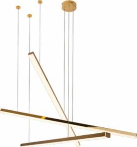 Lampa wisząca MAXlight Kaskada LAMPA wisząca TRIO P0426D Maxlight nowoczesny zwis LED 36W 3000K listwy złote 2