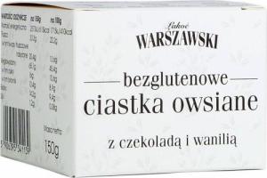 BATON WARSZAWSKI ŁAKOĆ WARSZAWSKI - Ciastka owsiane z czekoladą i wanilią bezglutenowe 150g 1