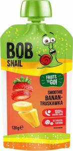 Bob Snail Smoothie bananowo-truskawkowe bez dodatku cukru Bob Snail, 120g 1