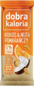 KUBARA Baton Kokos & nuta pomarańczy 20*35g (display) DOBRA KALORIA - KUBARA 1