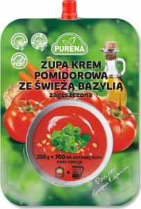 Purena Zupa krem pomidorowa ze świeżą bazylią zagęszczona Purena, 350g 1