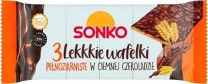 SONKO Lekkie Wafelki pełnoziarniste w czekoladzie SONKO, 36g 1