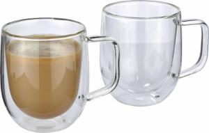 Cilio Szklanki do kawy z mlekiem 2 szt. szkło borokrzemowe 0,25 l śred. 8,5 x 10 cm 1
