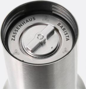 Młynek do kawy Zassenhaus młynek do kawy, stal nierdzewna/szkło, 40 g, śred. 8 x 21 cm 2