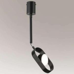 Lampa wisząca Shilo Sufitowa LAMPA industrialna FUROKU 7890 Shilo regulowana OPRAWA metalowy reflektorek LED 6W 3000K czarny 1
