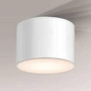 Lampa sufitowa Shilo Plafon LAMPA sufitowa SUWA 7720 Shilo metalowa OPRAWA natynkowa IP44 biała 2