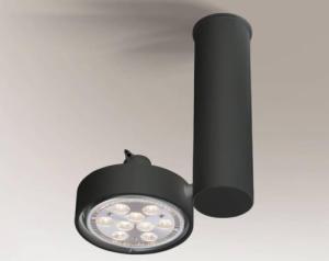 Lampa sufitowa Shilo Spot LAMPA sufitowa NATORI 2208 Shilo regulowana OPRAWA reflektorowa tuba czarna 1
