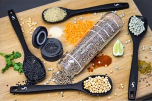 Lurch butelka do płukania ryżu i ziaren, szkło borokrzemowe, śred. 6,5 x 24,5 cm 6