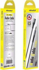 Kabel USB Awei Lightning - mini Jack 3.5 mm Czarny (6954284001052) 2