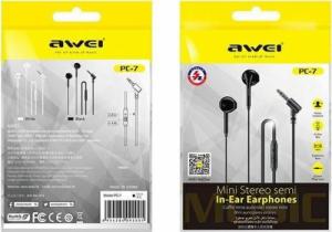Słuchawki Awei PC-7 Czarne 2
