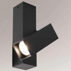 Lampa sufitowa Shilo Industrialna LAMPA sufitowa MITSUMA 8000 Shilo prostokątna OPRAWA metalowy spot regulowany czarny 1