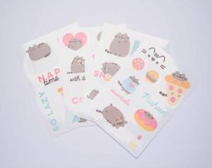 Pusheen Pusheen - Zestaw 16 naklejek na laptopa / smartfona z kolekcji Foodie 2
