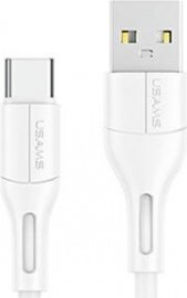 Kabel USB Usams USB-A - USB-C 1 m Biały (6958444969473) 1