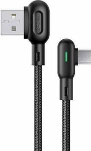 Kabel USB Usams USB-A - microUSB 1.2 m Czarny 1