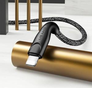 Kabel USB Usams USB-A - Lightning 1 m Czerwony (6958444983479) 3