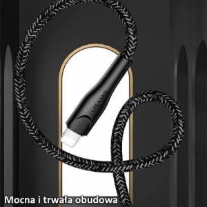 Kabel USB Usams USB-A - Lightning 1 m Czerwony (6958444983479) 4