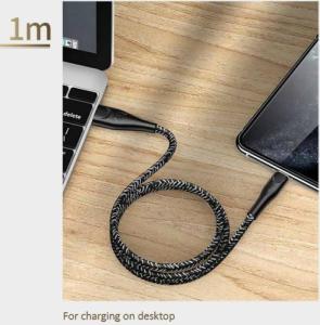 Kabel USB Usams USB-A - Lightning 1 m Czerwony (6958444983479) 6