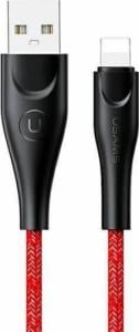 Kabel USB Usams USB-A - Lightning 2 m Czerwony (6958444983530) 1