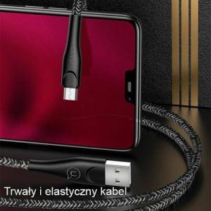 Kabel USB Usams USB-A - microUSB 3 m Czerwony (6958444983639) 2