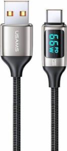 Kabel USB Usams USB-A - USB-C 1.2 m Biały (6958444975429) 1